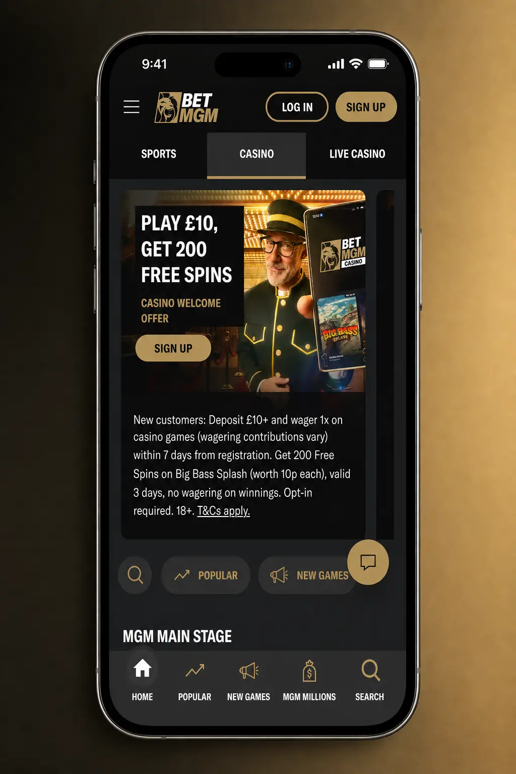BetMGM app download and installation steps for Android via Progressive Web App in the UK