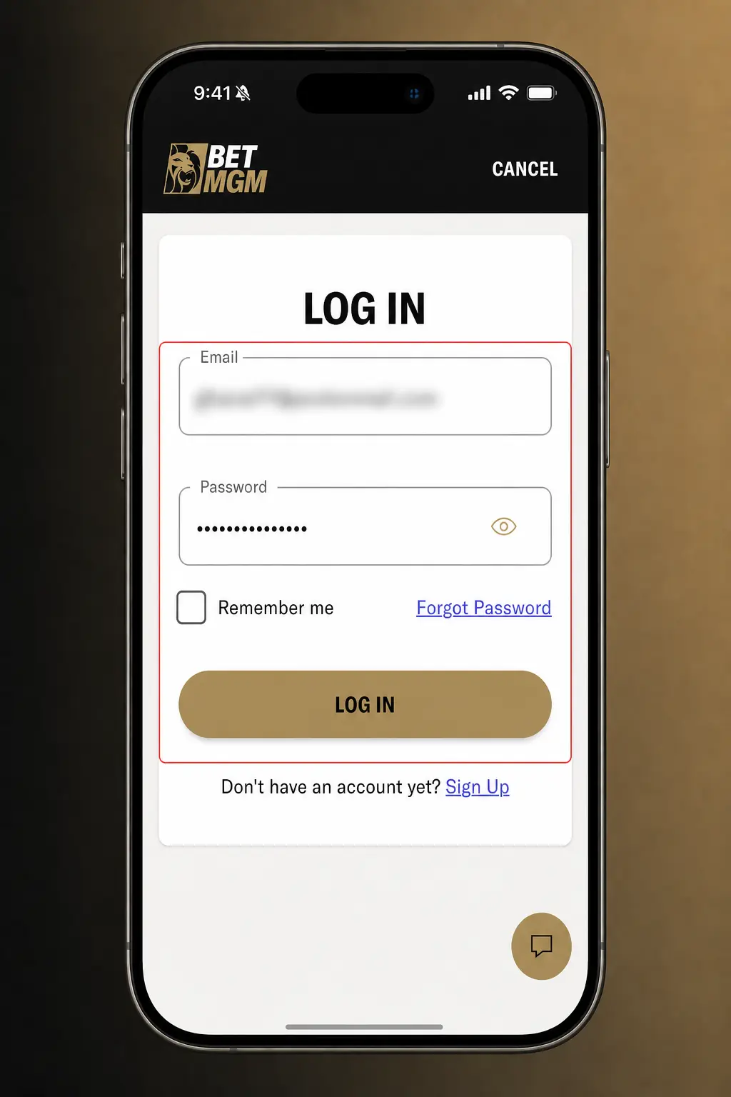 Step-by-step guide showing how to download and install the BetMGM iOS app via Safari in 4 steps